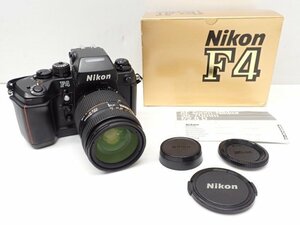 NIKON ニコン F4 AF一眼レフフィルムカメラ ボディ + レンズ AF NIKKOR 35-70mm F2.8D 元箱付 ∩ 6D605-1