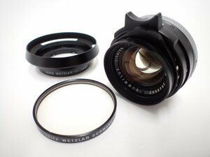 外観良品 Leitz Leica SUMMILUX 35mm F1.4 第1世代 ライツ ライカ ズミルックス Mマウント 1972年頃 12504 フード付 ∬ 6D1CB-26