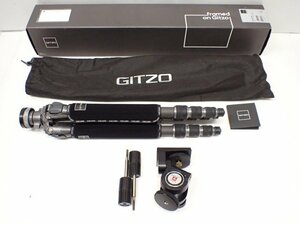 GITZO ジッツォ GT2542 マウンテニア 2型4段 カーボン三脚 + HUSKY ハスキー QUICK SET 雲台 ∩ 6D636-1