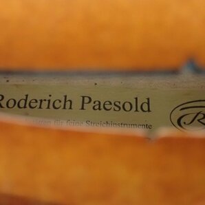 Roderich Paesold ビオラ PA703J Viola 40.5cm-16 Paesold弓 + ビオラケース付 ローデリヒ・ペゾルト ◆ 6D8BE-1の画像5