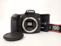 Canon キヤノン デジタル一眼レフカメラ EOS 70D ボディ バッテリー/充電器付き □ 6D99D-2_画像1