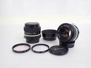 Nikon ニコン Nikkor 35mm F2.8 + Nikkor 50mm F1.4 レンズ2本セット ∴ 6D9CA-8