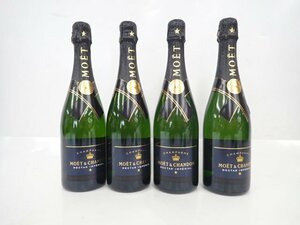 【未開栓・古酒】MOET CHANDON NECTAR IMPERIAL モエシャンドン ネクター アンペリアル 750ml 12% シャンパン4本セット △ 6DA2C-7