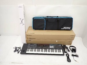 【美品】Roland ローランド シンセサイザー JUNO-DS61 61鍵 元箱/ソフトケース/ヘッドホン/純正スタンド付 配送/来店引取可 ∽ 6D490-1