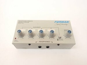 FURMAN ファーマン HR-6 キュー ボックス ヘッドホン モニター システム □ 6DAAE-3