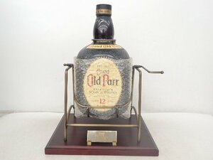 【未開栓・古酒】Grand Old Parr 12年 3750ml 43% エクストラリッチ スコッチウイスキー 専用台付き オールドパー ▽ 6DA73-1