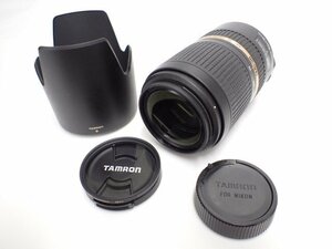 良品 TAMRON SP 70-300mm F4-5.6 Di VC USD (A005) タムロン (Nikon ニコン AF Fマウント) 望遠ズームレンズ ∬ 6D6F0-16