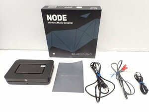 BlueSound ブルーサウンド NODE ワイヤレスミュージックストリーマー ブラック 元箱/取扱説明書付 ∩ 6DA8B-1