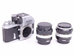 NIKON/ニコン フィルム一眼レフ F フォトミックFTN 中期型/広角レンズ 35mm・標準レンズ 50mm付 ◆ 6DB66-1