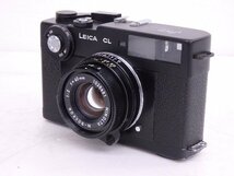 LEICA/ライカ コンパクトレンジファインダー CL/標準レンズ M-ROKKOR 40mm F2 傾斜カム レンズフード付 ◆ 6DC2C-1_画像2