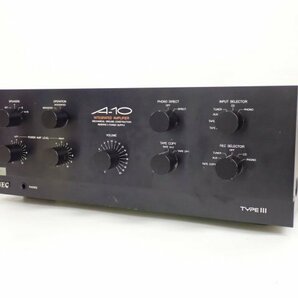 NEC プリメインアンプ A-10III (A-10 TYPEIII) 配送/来店引取可 日本電気 ◆ 6DB04-25の画像1