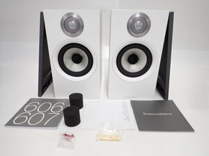 良品 B&W 607 ペア Bowers & Wilkins バウワース アンド ウィルキンス 2ウェイ ブックシェルフ型 スピーカー 元箱等付 ∬ 6D8CB-2