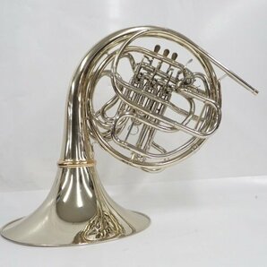 C.G.CONN 8D USA フルダブルホルン ケース付き コーン 金管楽器 △ 6DA65-19の画像2