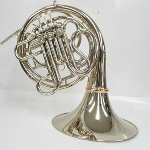 C.G.CONN 8D USA フルダブルホルン ケース付き コーン 金管楽器 △ 6DA65-19の画像3