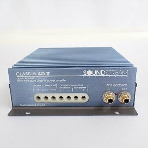 SOUND STREAM サウンドストリーム Class A 40 II アンプ カーオーディオ ∴ 6DA16-2の画像4