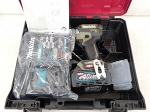 【未使用開封品】 makita 40V充電式インパクトドライバ TD002GZO 40V2.5Ahバッテリー1個/充電器/ケース付き マキタ ▽ 6DC09-1