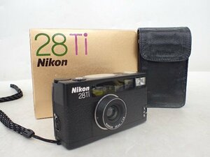 Nikon コンパクトフィルムカメラ 28Ti ソフトケース/元箱付き ニコン ▽ 6D863-9