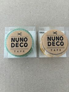 新品未使用☆NUNODECO布デコテープお名前テープアイロン接着入園準備ネームギンガムチェックナチュラル