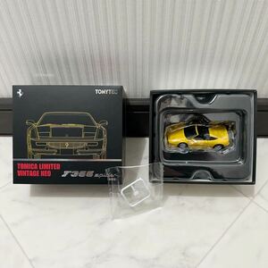 定価6490円 トミカ リミテッドヴィンテージネオ 1/64 フェラーリ Ferrari F355 Spider (Yellow) スパイダー TOMYTEC TLV-NEO 黄色 イエロー