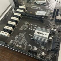 ASRock H110 PRO BTC+ マザーボード 4ギガメモリー SSD マイニング用 ライザーカード 動作確認済_画像3