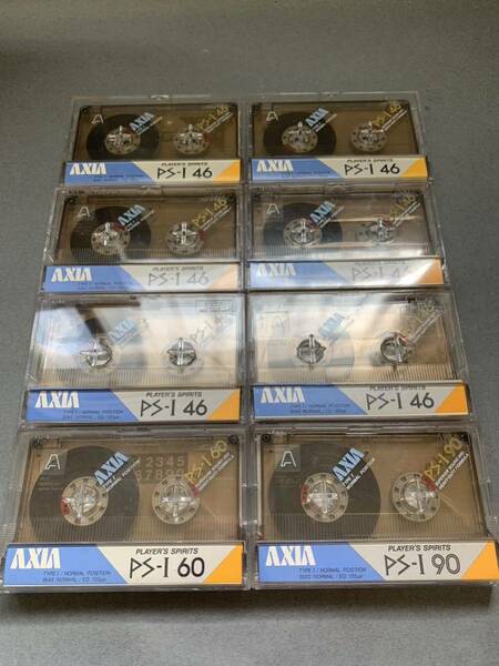 中古 カセットテープ AXIA アクシア PS-I 8本セット