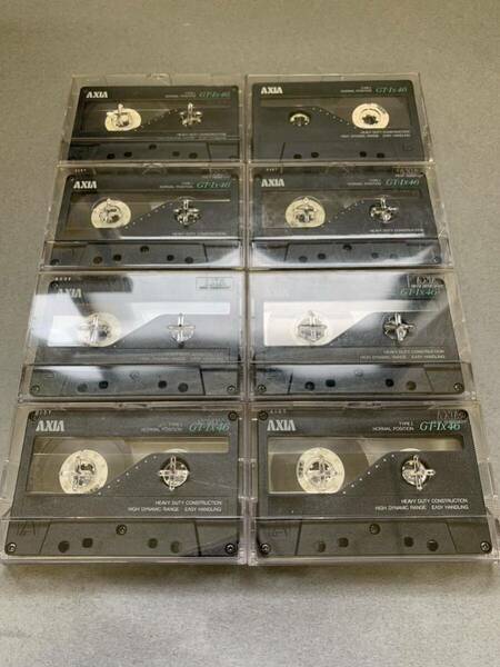 中古 カセットテープ アクシア AXIA GT-Ix 8本セット