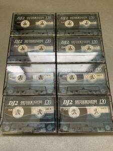 中古 カセットテープ TDK DJ2 8本セット 記録媒体 