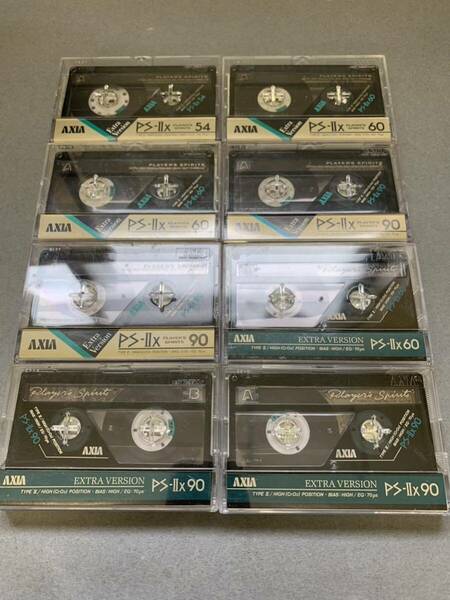 中古 カセットテープ AXIA アクシア PS-IIx 8本セット