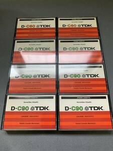 中古 カセットテープ TDK D-C 8本セット