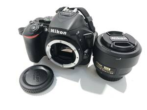 1円スタート 中古品 ニコン Nikon D5600 ダブルズームキット 一眼レフカメラ HB-46 撮影 写真