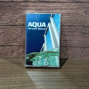 プロモーション用非売品カセットテープ 1988年 オリジナル盤 AQUA　アクア　佐藤博　シティポップ