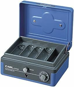  Karl office work vessel handbag safe small size cashbox B7 blue CB-8100-