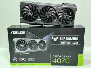 ASUS TUF RTX4070 O12G GAMING RTX4070 TUF GAMING GeForce 動作20時間程度