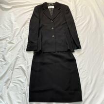 美品 MaxMara 白タグ フォーマルスーツセットアップ スカート ブラック_画像1