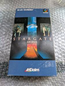 SFC スーパーファミコン スーパー　STARGATE スターゲイト 　ソフト 箱　説明書付き　中古