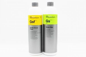 Koch Chemie Gentle Snow Foam 1L+Green Star Universal cleaner 1L (ko ho kemi-jentoru snow пена 1L+ зеленый Star 1L)