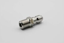 MTM Hydro Quick Connect Plug 1/4 Male Stainless Steel (1/4クイックコネクトプラグ)_画像1