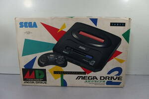 ◆未使用or新品同様 SEGA(セガ) MD/MD2 メガドライブ2 本体 HAA-2502 ブラック MEGA DRIVE メガドラ2 16BIT(16ビット)