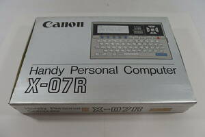 ◆Canon キヤノン ハンディパーソナルコンピューター ポケコン X-07R(X-07) XP-110つき