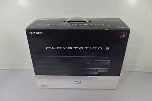 ◆未使用 SONY(ソニー) 初期型 PS3 プレイステーション3 プレステ3 本体 20GB CECHB00 ブラック PS3/PS2/PS(PS1) 新品未開封ソフト3本付