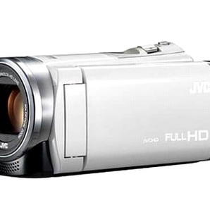 ◆未使用 JVC(ビクター) 大容量128GB(SD付)/最大256GB/光学40倍 フルHD デジタルビデオカメラ GZ-HM33 ホワイト ムービー 予備バッテリー付の画像9