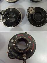 ◆大判レンズ?/中判レンズ/シャッターレンズ/一眼・二眼レンズ ビンテージ まとめ 24個 SEIKOSHA/F. Deckel Munchen/ZEISS/Voigtlander/他_画像8