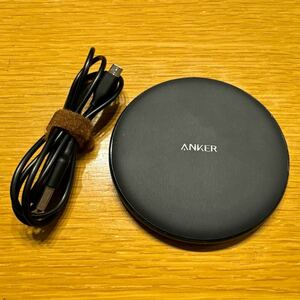 Anker PowerWave 10 Pad ワイヤレス充電器 Qi認証 iPhone 15シリーズ / 14シリーズ Galaxy AirPods 各種対応 最大10W出力 (ブラック)