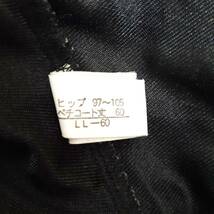 匿名配送★大きいサイズ　裾レース　光沢つるてか　ペチコート　黒　ブラック　LL-60　日本製　ホ_画像4