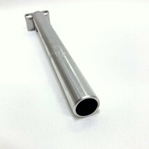 自転車 アルミ シートポスト シートピラー φ26.0 直径26.0mm シルバー サドルクランプ saddle clamp やぐら付 KALIN_画像5