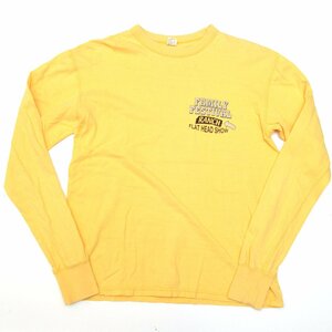 THE FLAT HEAD フラットヘッド 『THE FAMILY FESTIVAL』 バックプリント長袖 Tシャツ ロンT 40サイズ メンズ M794307