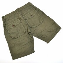 定価14080円 FOB FACTORY エフオービーファクトリー OFFICER BUSH SHORTS ブッシュショーツ F4146 Sサイズ メンズ M809018_画像2