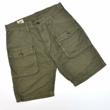 定価14080円 FOB FACTORY エフオービーファクトリー OFFICER BUSH SHORTS ブッシュショーツ F4146 Sサイズ メンズ M809018_画像1