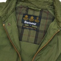 Barbour バブアージャケット 1701102 KHAKI ハーフコート ミドルアウター 2017SS 36サイズ メンズ M621990_画像6