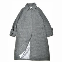 定価19800円 Ungrid アングリッド ステンカラーチェックコート 2021AW 112150025601 Sサイズ レディース L816020_画像1